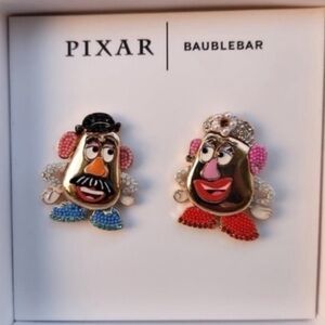 DISNEY PIXAR Viral Toy Story Mr. & Mrs. Potatohead Enamel Post Earrings NEW NWT